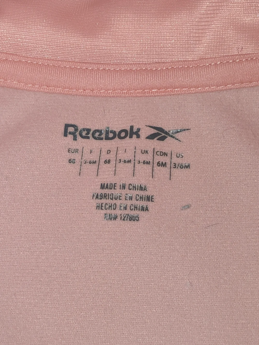 Reebok Pink Girls Track Jacket & Metallic Gray Leggings Set